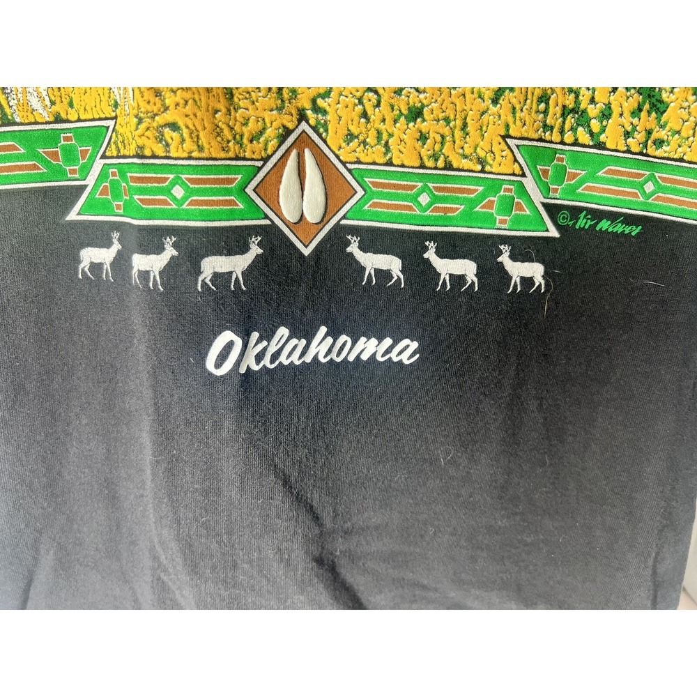 Vintage Single Stitch Oklahoma Buck Shirt Men's Size Large - Picture 3 of 6